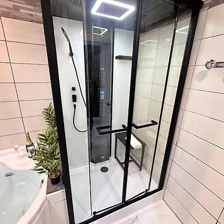 E Servagnat T3 Luxe Avec Sauna Jacuzzi Et Hammam Lägenhet Épernay